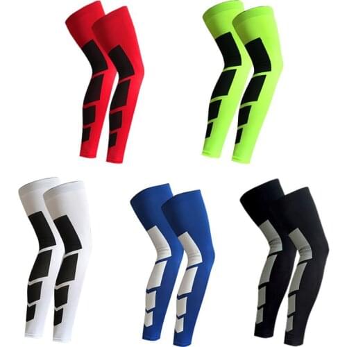 Outdoor Sports Cycling Leg Knee Long Sleeve Protector Gear Crashproof Antislip Legwarmer
