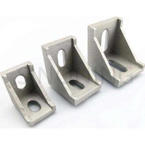 Aluminum alloy corner DIY connection bracket L-type bracket Aluminum fixed base Right angle 90 degrees