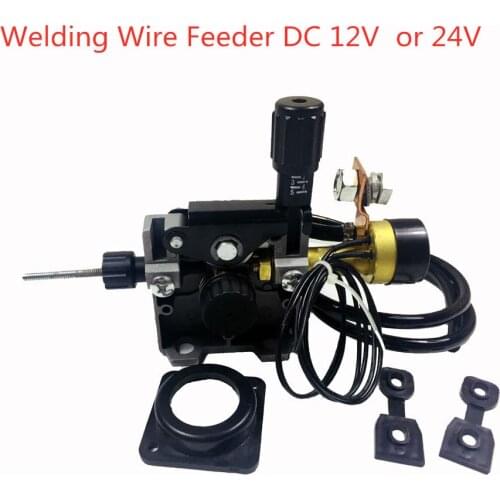 Wire Feeder DC 12V 24V SSJ-29 LRS-775 Feeder Roll U V K Groove EU Socket for Steel Aluminum Flux Cored Wire MIG Welding Machine
