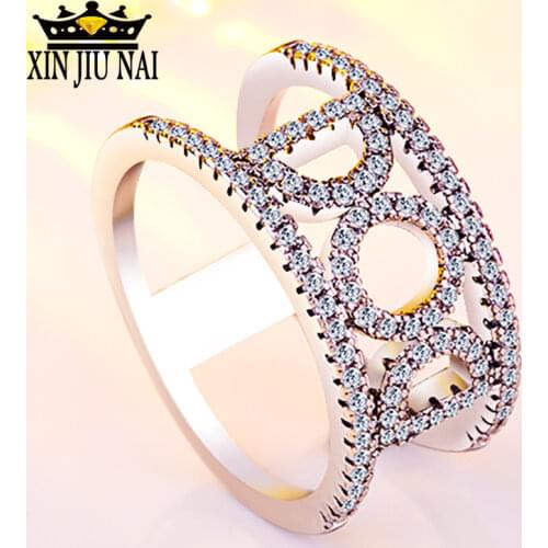 High Quality Ring "DOD" Letter Zirconium Ring Women The Ring Of The Dance, Birthday Gift.Cubic Zircon Engagement Ma'am Ring