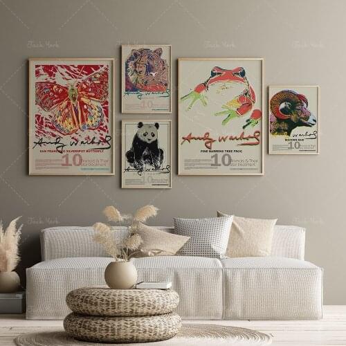 Andy Warhol Endangered Species Collection Exhibition Printable Poster | Warhol Digital Print