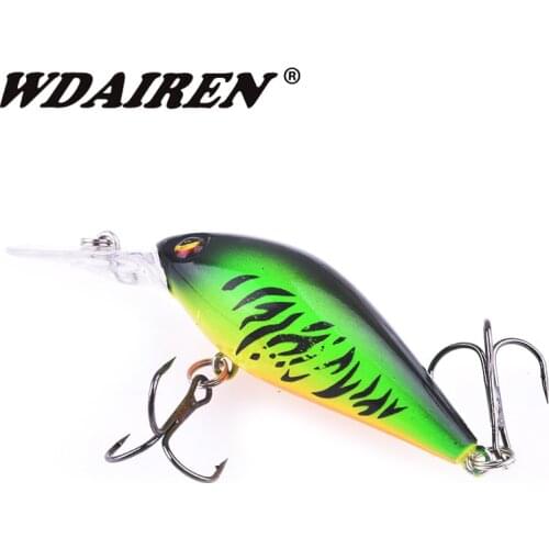 1PCS Crank Minnow Fishing Lure Floating Hard Bait 8.5cm 8.5g Artificial Swimbait With Treble Hook Bass Carp Wobblers Tackle