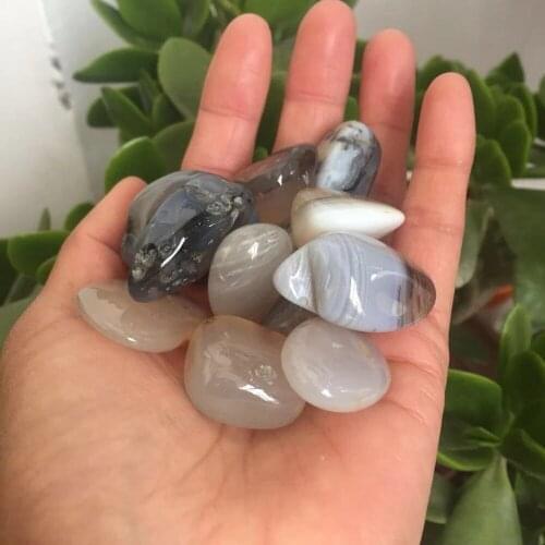 1000g drop shipping natural agate Crystal gemstone meditation reiki healing nice crystal tumble stone wholesale