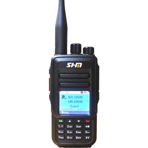 2PCS DMR Digital DM-UV450 Dual Band 136-174/400-480Mhz Two Way Radio 3000CH/10000Contacts Walkie Talkie Compatible with MOTOTRBO