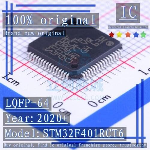 2020+ 100% Brand new original 1PCS-5PCS STM32F401RCT6 LQFP-64 Microcontroller chip