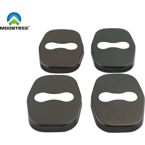 4 x Black for Peugeot 208 2008 3008 301 308 508 Car Door Lock Cover case sticker