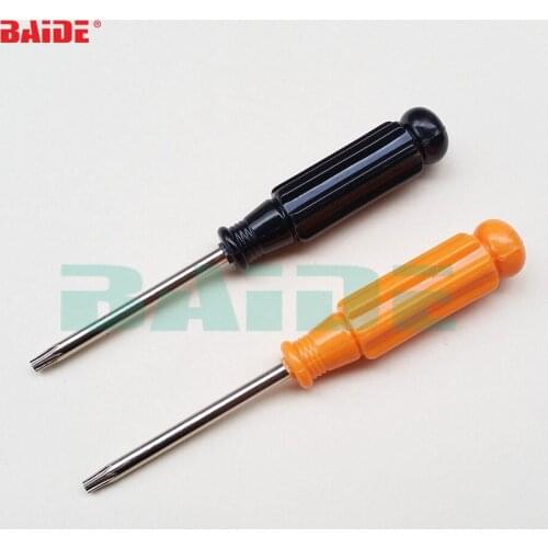 45# Steel Black / Orange Handle Torx T15 T15H T20 T20H with Hole Screwdriver Screwdrivers Repair Opening Tool 500pcs/lot