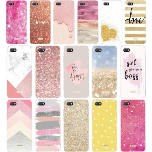 70SD Glitter Bling Powder Soft Silicone Tpu Cover phone Case for xiaomi redmi 6 Pro 6A note 5 6 Pro mi 8 lite