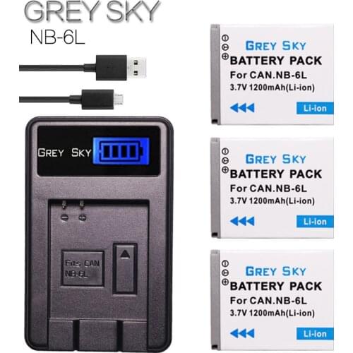 Bateria NB-6L NB-6LH NB 6L 6LH NB6L NB6LH Battery for Canon IXUS 85 95 IS SX275 SX280 SX510 PowerShot D10 S90 SD1200 200