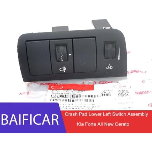 Baificar Brand New Crash Pad Lower Left Switch Assembly Front Lighting Switch 933001M230WK For Kia Forte All New Cerato