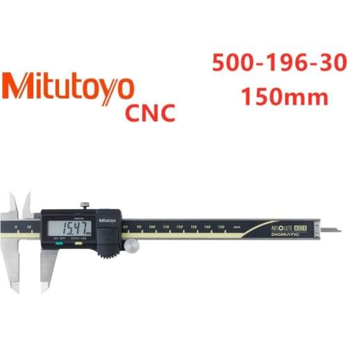 Mitutoyo CNC Digital Caliper LCD Vernier Calipers 6inch 150mm 500-196-30 Caliper Electronic Measuring Tools Stainless Steel