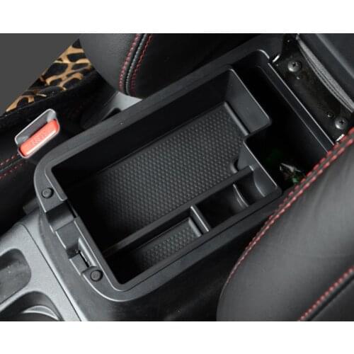 For Mitsubishi Outlander Sport RVR ASX 2013-2020 Black Central Console Armrest Storage Box Glove Organizer Tray Car Accessories