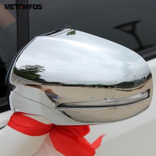 For Suzuki SX4 S-Cross Crossover 2014 2015 2016 2017 Chrome Side View Rearview Door Mirror Cover Trim Exterior Car Accessories