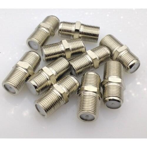 F Type female to female UHF Coaxial Connector for CATV Coaxial Connector cable adapter British system 100pcs/lot