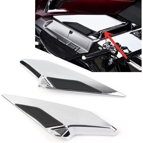 Goldwing GL 1800 18-21 Motorcycle Pedal Upper Side Decoration For Honda Gold Wing GL1800 2018 2019 2020 2021 ABS Plastic Chrome