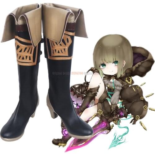 Hansel Gretel Cosplay SINoAlice Breaker Hansel Cosplay Long Boots Leather Shoes Custom Made Any Size