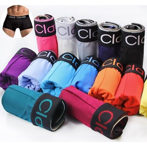 16 Colors Milk Fiber Mens Sexy Underwear Elastic Underpant Breathable Mens Boxers U Convex Shaping Young Male Boyshort