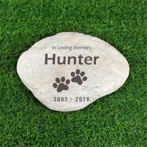 Outdoor Indoor Garden Decoration Resin Goose Soft Stone Custom Memorial Garden Stone Or Decorative Stones For Graden JSYS
