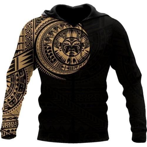 New Zealand Maori Tattoo 3D Full Printed Unisex Deluxe Hoodie Men Sweatshirt Streetwear Zip Pullover Casual Jacket Tracksuit-615