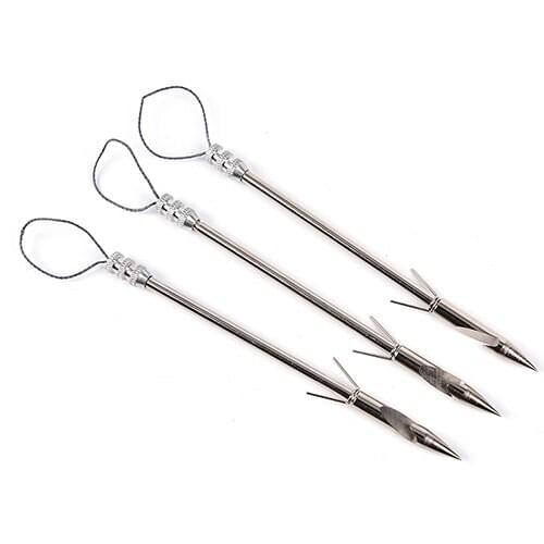 NEW 146mm Slingshot Catapult Dart Arrowhead Stainless Steel Fish Slingshot Arrow Head Shooting Catapult Dart Hunting Tips