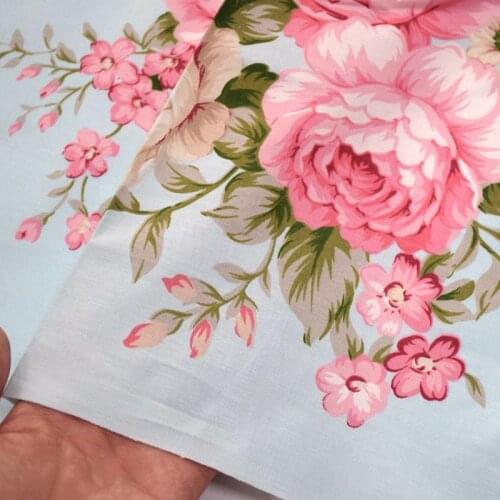 New arrive Blue Half-Meter Twill Cotton Fabric Patchwork Fabric DIY Handmade Quilting Sewing Textile Material 160 * 50cm