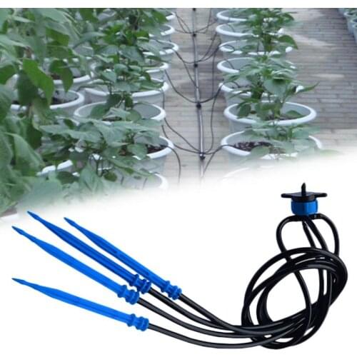 20PCS Drip Irrigation System Watering Sprinkler Hose Micro Drip Garden Plants Watering Kits