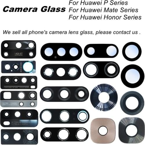 Rear Back Camera Lens Glass For Huawei Honor 6X 8A 8X 8S 8C 9 Lite V9 9X 10 Lite 10i V10 Play 20 Pro 20i V20 30 Pro 30S 30i