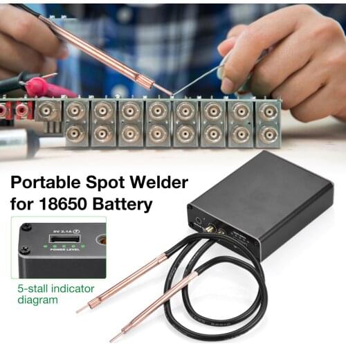 Spot Welder Adjustable Mini Spot Welding Machine For 18650 Battery Spot Welder Spot Welding Machine Tool Kit