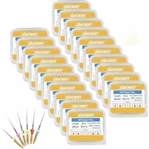 1-10 sets Dental Endodontic NiTi Engine Use Super Rotary File SX-F3 25mm endodontic tips Brand New