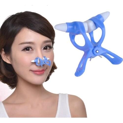 1set Nose Up Shaping Shaper Lifting Bridge Straightening Beauty Nose Clip Massager