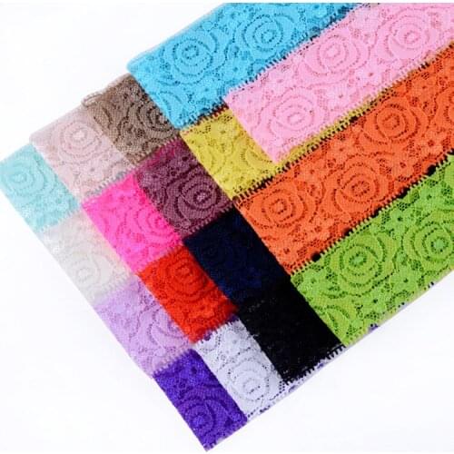 10pcs/lot Elastic Hair Band For Kids Girls Headwear Hair Accessories Sport Headband Crochet Hairbands Fashion Diy Accessory