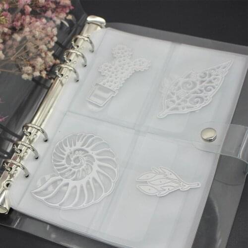 10-piece inner pages dies bags cutting mold DIY scrapbook knife mold photo collection book craft metal dies notebook organizer