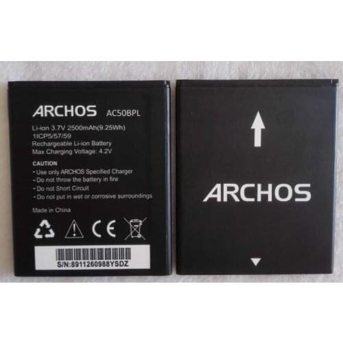 MLLSE AC50BPL Battery For ARCHOS 50b Platinum 2500mAh 3.7V