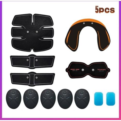 Ab Wireless Massage Stimulator Abdominal Muscle Trainer Vibration Body Slimming Machine Fat Burning Fitness Training Hip Workout