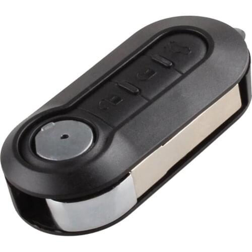 10PCS/LOT Flip folding Remote Key Case Shell Cover Keyless For FIAT 500 Bravo Car APanda Punto larm