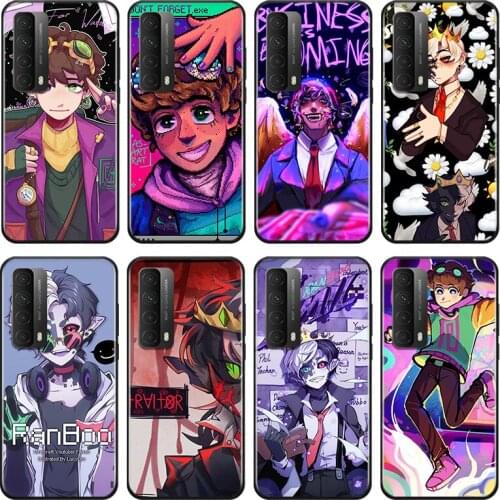 Tommy Tubbo Ranboo For Huawei Y9A Y9S Y9 Y8P Y8S Y7A Y7P Y7 Y6 Y6P Y6S Y5P Y5 Prime Pro 2019 2020 Black Soft Phone Case