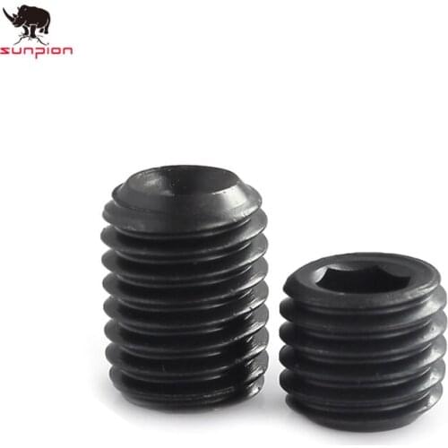 3D printer parts Metric Thread Cup Point Grub Screws M3 M4 Grade 12.9 Carbon Steel Inner Hexagon Socket Set Screw Bolts