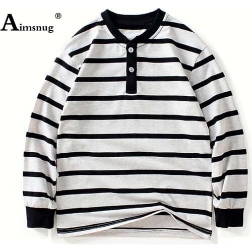 Children Polo Shirt Kids Stripes Print Tees Shirt Patchwork Buttons Casual Pullovers 2021 Autumn Long Sleeve Tops Boys Clothing