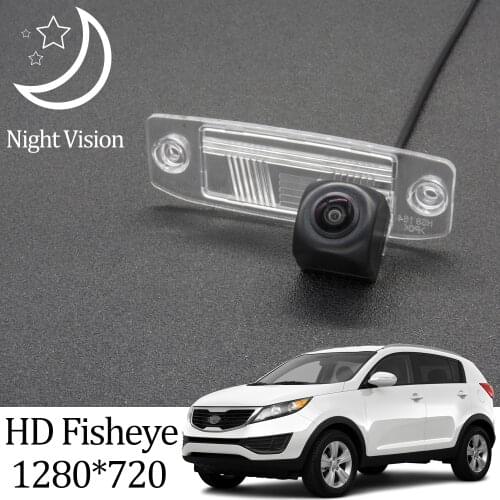 Owtosin HD 1280*720 Fisheye Rear View Camera For Kia Sportage/Sportage R SL 2011 2012 2013 2014 2015 Car Parking Accessories