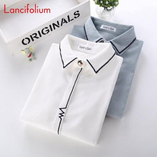 Lancifolium Collar Blouses