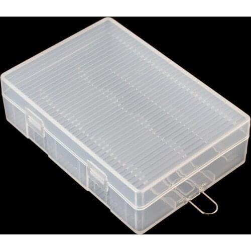 Sale Portable Hard Plastic Case Holder Storage Box for 4 x 26650 Batteries