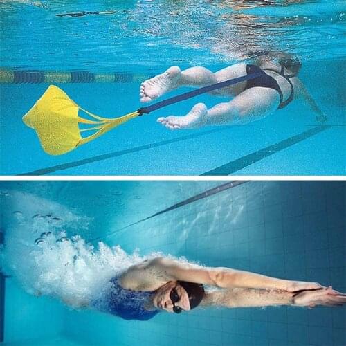 Adjustable Swim Training Resistance Elastic Belt Swimming Exerciser Safety Rope Latex Tubes Various Specifications Styles