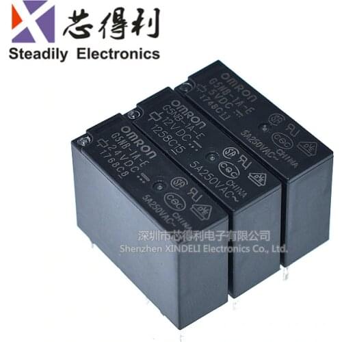 10pcs/lot G5NB-1A-E- 5VDC 12VDC 24VDC DC5V DC12V DC24V 5A Omron Relay