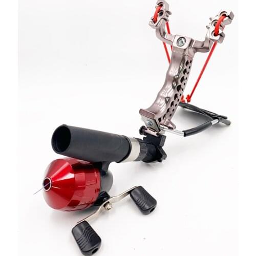 High Precision Slingshot With Wrist Rest Foldable Easy To Carry Fish Shooting Suit Outdoor Shooting And Fishing Entertainment