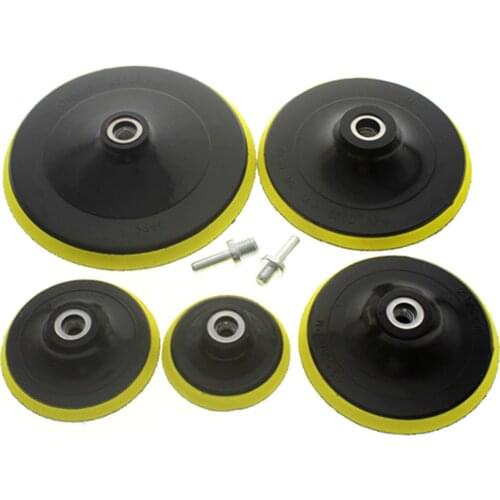 3/4/5/6/7 Inch Sandpaper Adhesive Sanding Disc Drill Rod Electric Polishing Machine Grinder Disc Car Paint Care Polishing Pad