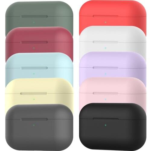 Silicone Case For AirPods Pro Protect Cover Funda For AirPods 2019 Air Pods Case Bluetooth Earphones Accessories Coque