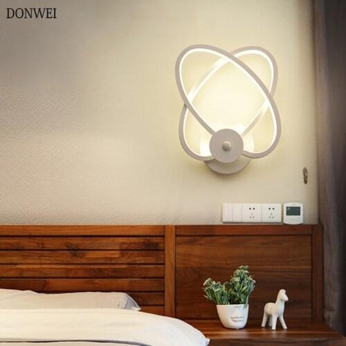 24W LED Aluminum Wall light Home Indoor Bedside Bedroom wall lamps Art Creative Corridor Aisle Wall Sconce Decor AC85-265V