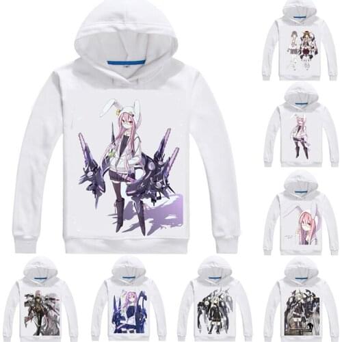 POCO Asahiage Hoodies Long Sleeve Anime Hoodie Asahiage Poco Chainsaw Heels Mecha Musume Megane Thighhighs Cosplay Sweatshirts