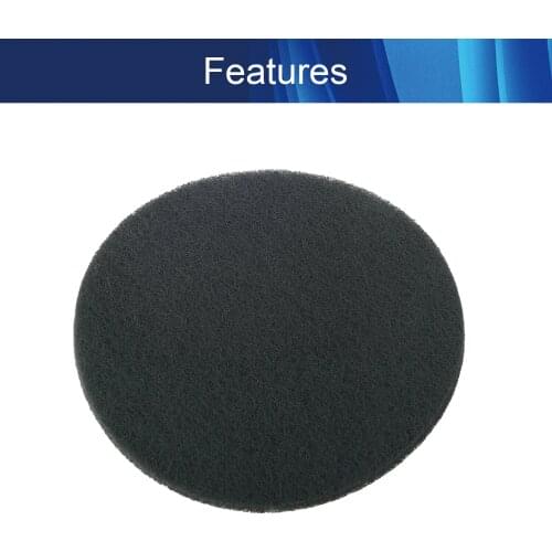 Utoolmart 2/6/8pcs 7-inch Flocking Disc Scouring Pads Gray Nylon Flocking Round Scrubber Scouring Pad Grit 1000/1200
