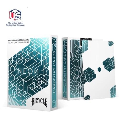 Bicycle Neon Playing Cards Cardistry Deck USPCC Limited Edition Poker Magic Card Games Magic Tricks Props for Magician